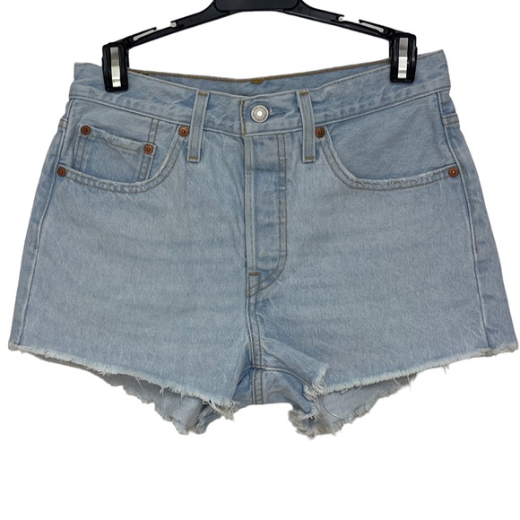 Levi’s 🔥 501 Button Fly Jean Shorts Women's 27 - Picture 1 of 9